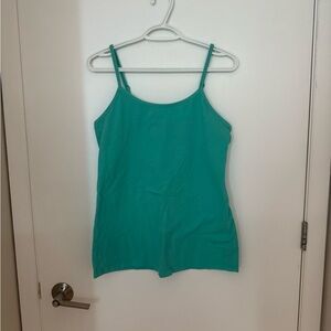 Torrid Green Sleeveless Fitted Camisole
